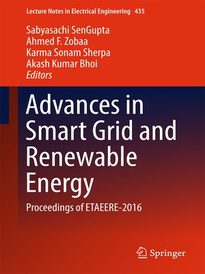 cover image of Advances in Smart Grid and Renewable Energy